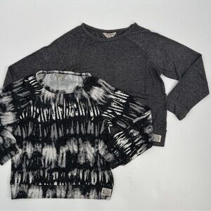 NWT Boundless Lucky Brand 2 piece set long sleeve knit tops Girls Size M